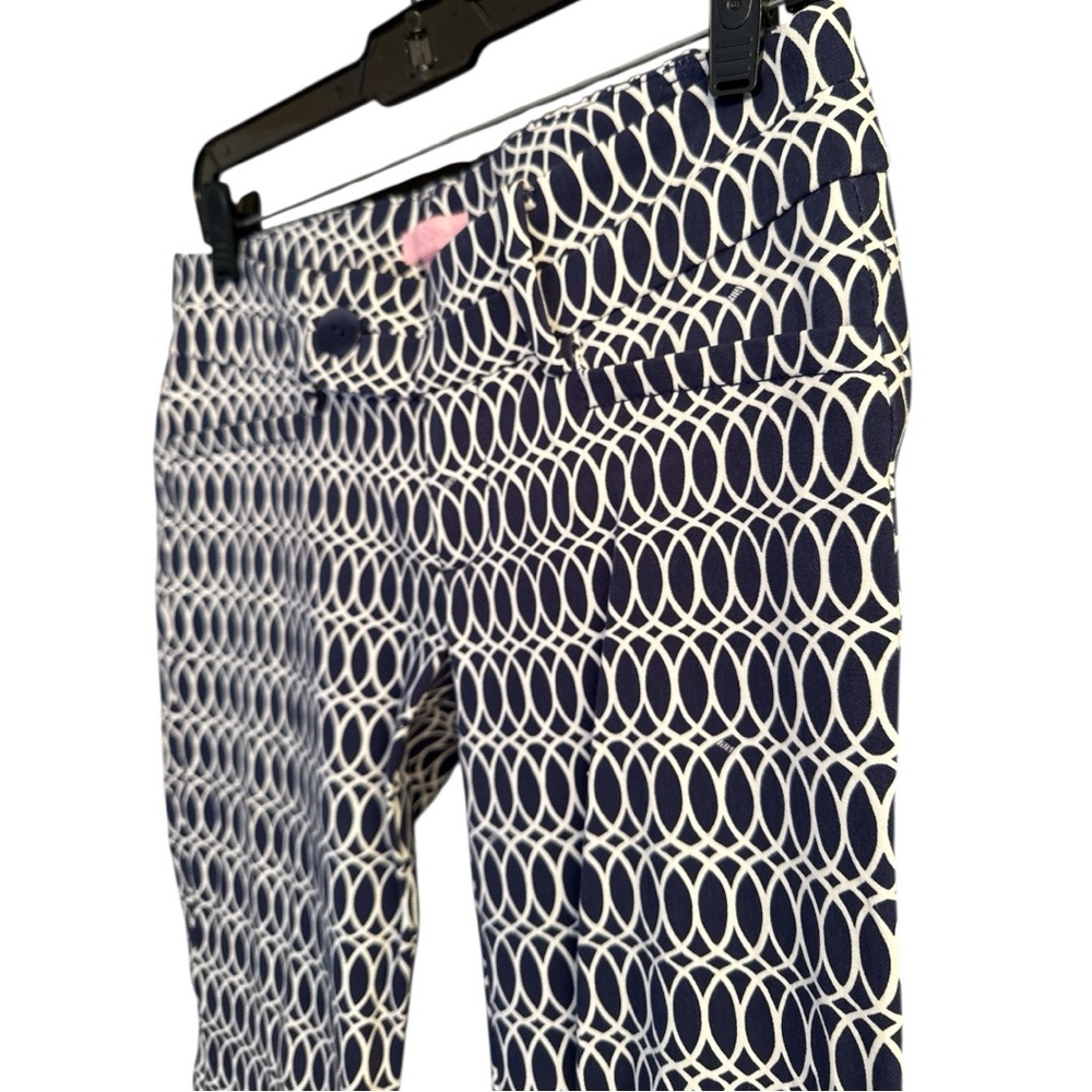Lily Pulitzer Capri Cropped Pants in Tickle the Ivories Print size 2 EUC VS-6 - Picture 7 of 9